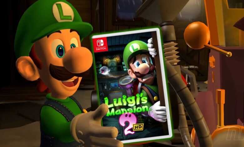 Luigi's Mansion 2 HD no nintendo switch